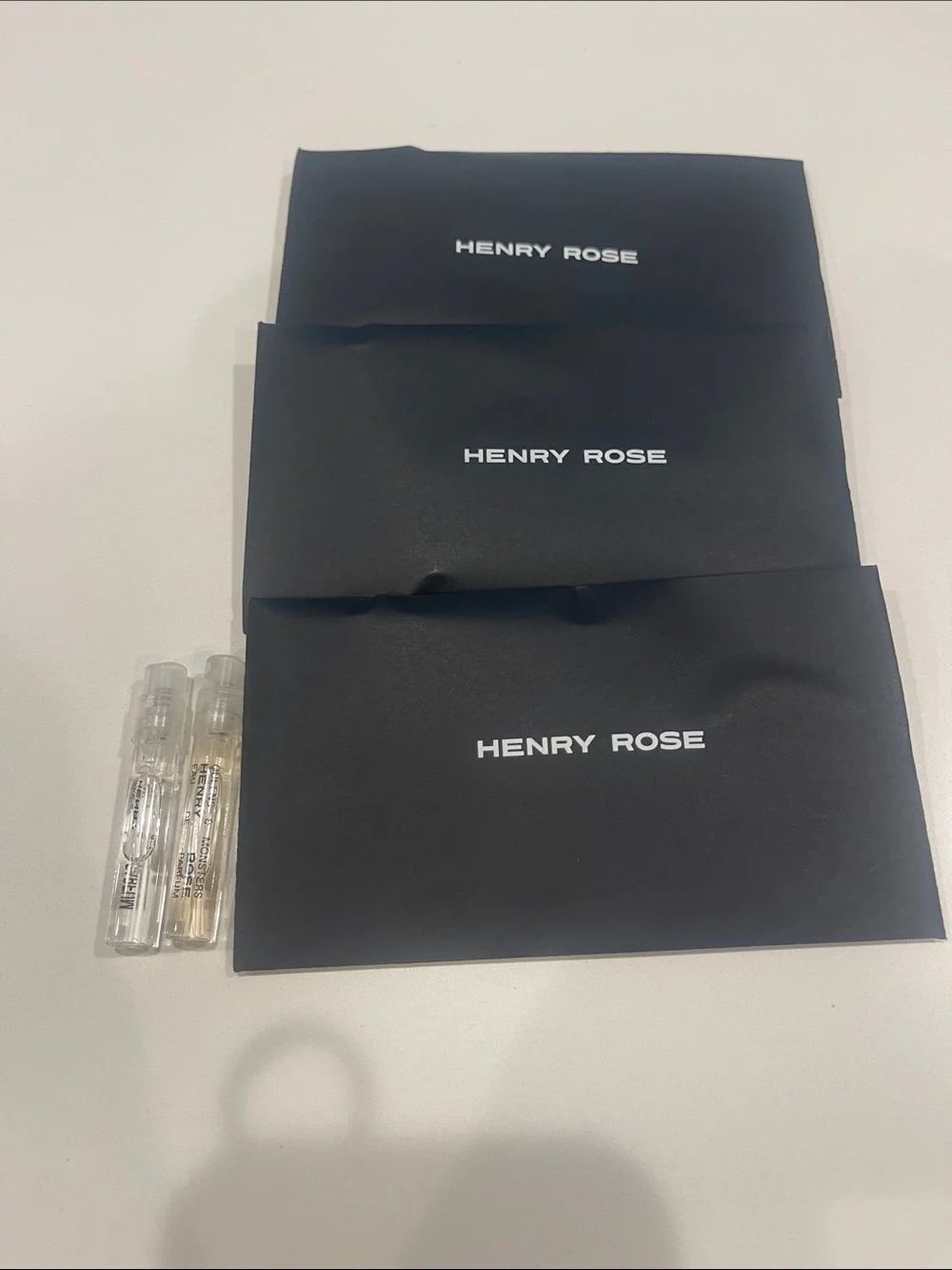 Henry Rose bundle of 3 perfume samples New